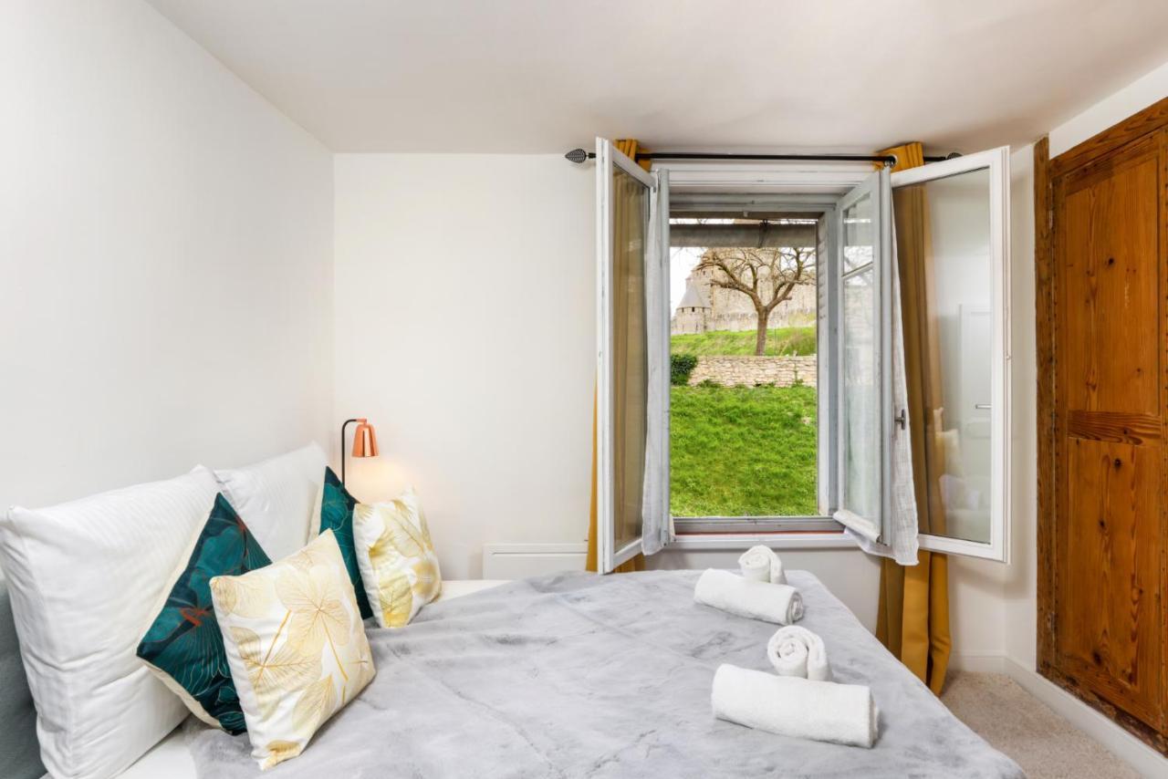 شقة Le Pied A Terre De La Cite - Parking Au Pied De La Cite قرقشونه المظهر الخارجي الصورة